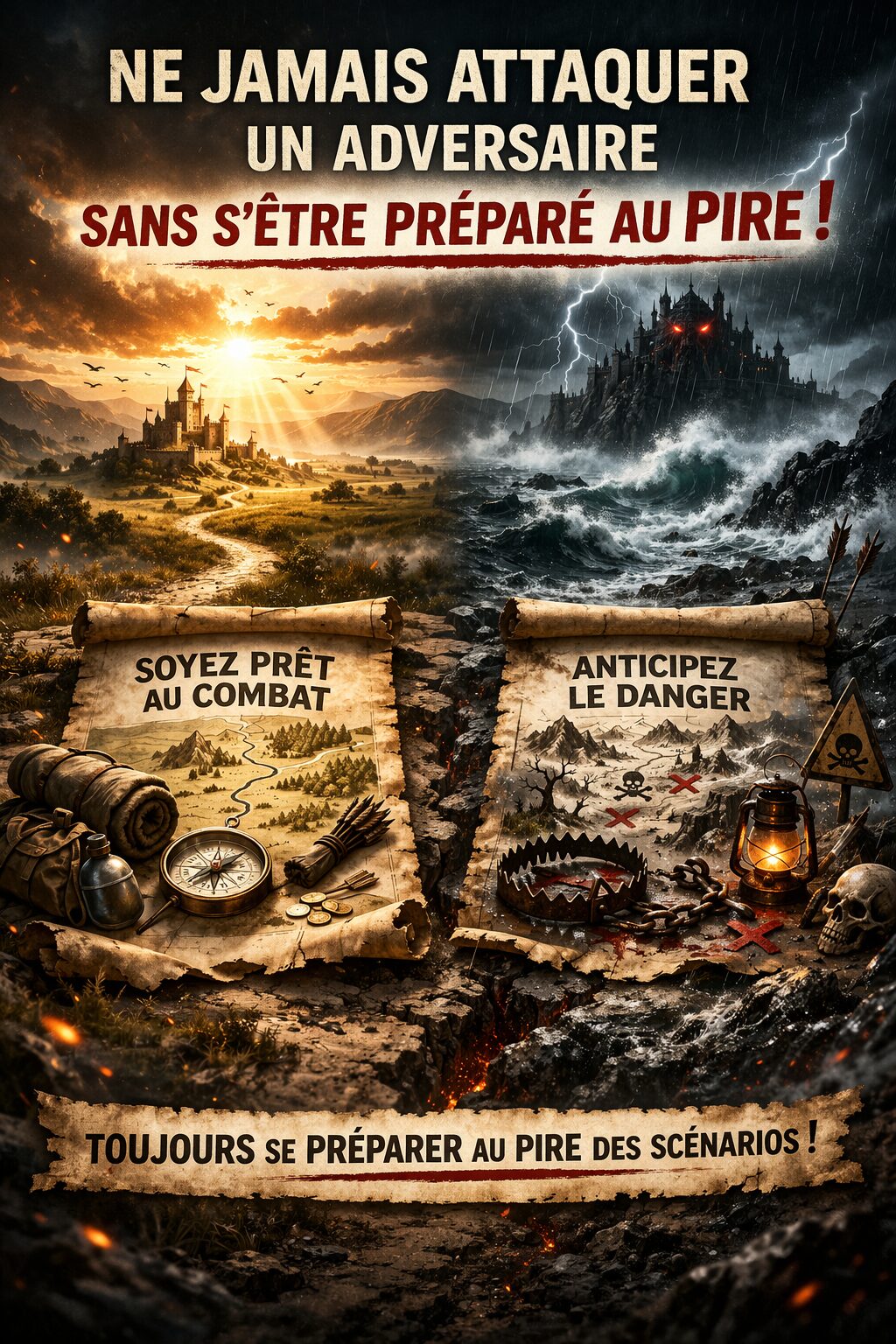 Ποτέ μην επιτεθείς χωρίς να είσαι προετοιμασμένος για το χειρότερο. -Ζακ Ατάλι